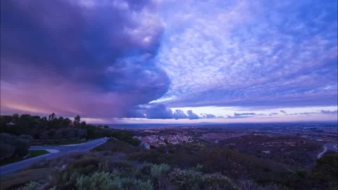 Clouds Rushing In Stock Footage 168835536