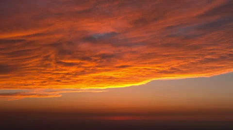 Clouds at Sanset HD Stock Footage 23496752