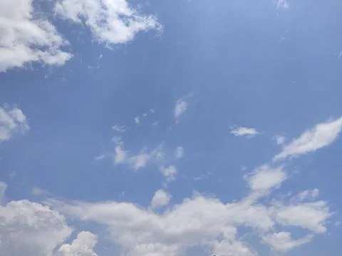 Clouds scattered in the sky Stock Photos