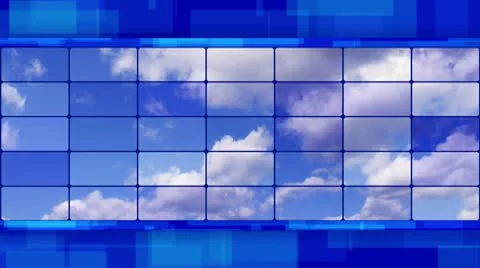 Clouds on screens blue loopable background Stock Footage 10666423