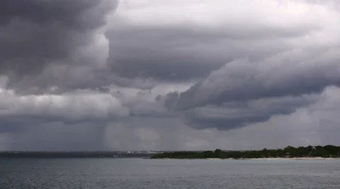 Clouds on Sea Stock Footage 36565966