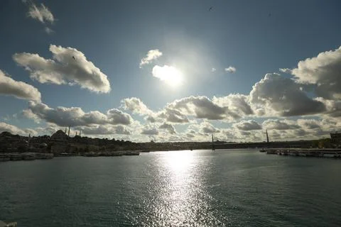 Clouds  with the sea Foto stock