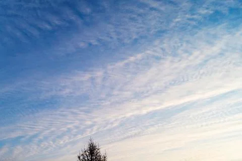Clouds like sea waves Stock Photos