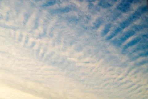 Clouds like sea waves Stock Photos