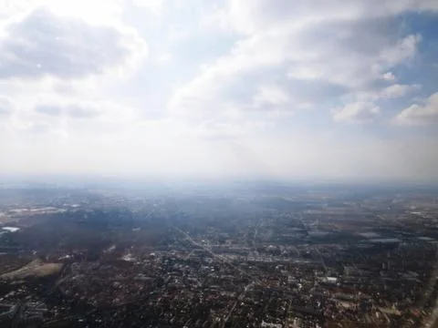 Clouds Seen from Plane Stock Photos