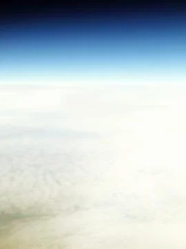 Clouds Seen from Plane Stock Photos