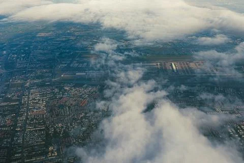 Clouds seen from a plane Stock-Fotos