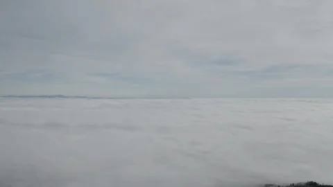 Clouds in Serra da Estrela, Portugal Stock Footage 122131417