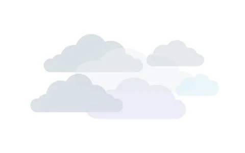 Clouds in shades of grey Stock Illustration