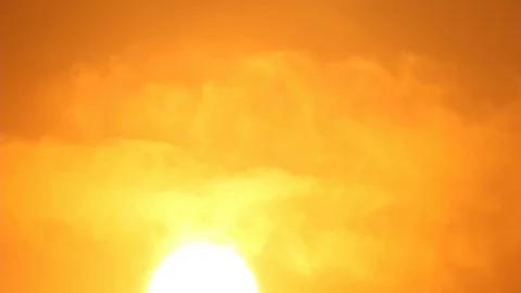 Clouds shining in sunrise Video stock 81489194