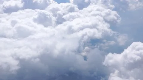 Clouds, shot from an airplane Video stock 11360665