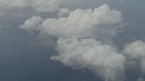 Clouds shot from plane 動画素材 64850630