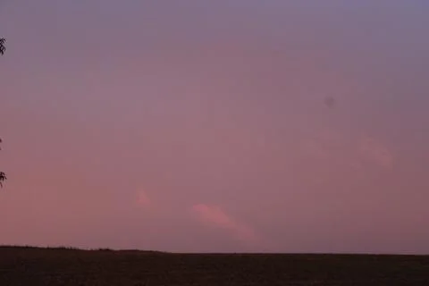 Clouds in the sky after sun set Stock Photos