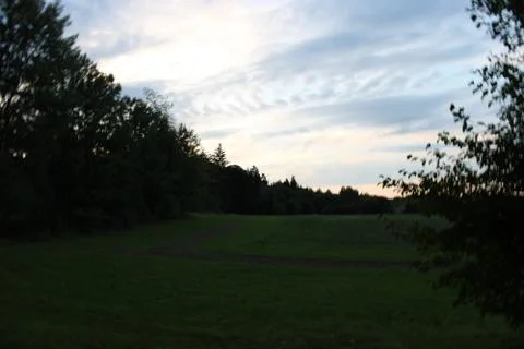 Clouds in the sky after sun set Stock Photos
