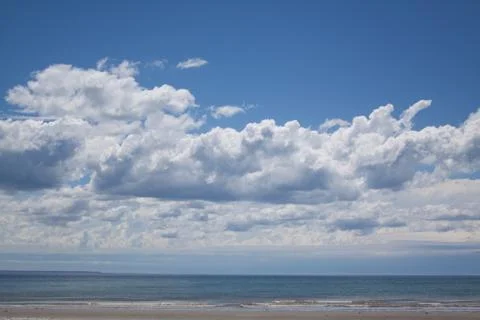 Clouds sky and sea Foto stock