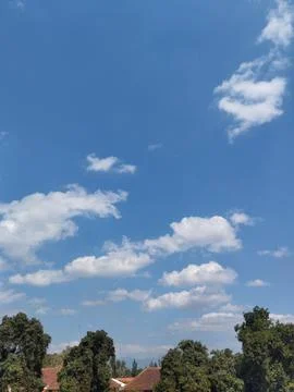 Clouds in the Sky are Clear Stock Photos