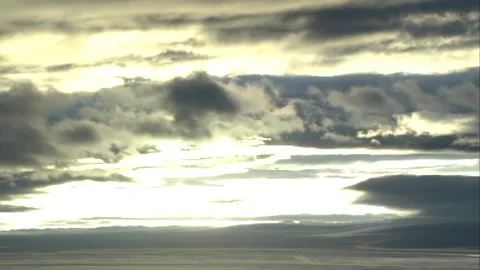 The clouds in the sky are floating Stock Footage 253772390