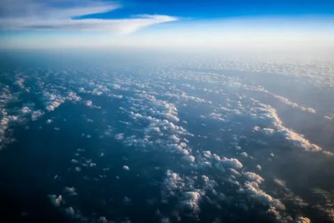 Clouds in sky atmosphere panorama Stock-Fotos