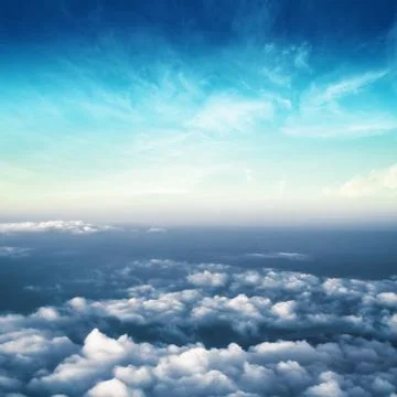 Clouds in sky atmosphere panorama Photos
