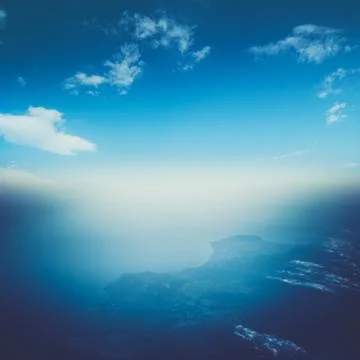 Clouds in sky atmosphere panorama Stock-Fotos