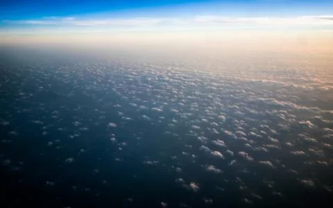 Clouds in sky atmosphere panorama Stock Photos