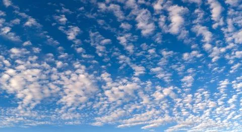 Clouds in sky background blue pattern. Soft white clouds on texture. Bright.. Stockfoto's