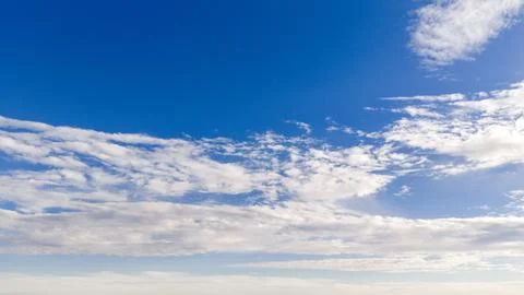 Clouds in sky background cloud texture. Soft white clouds on pattern. Brigh.. Stock Photos