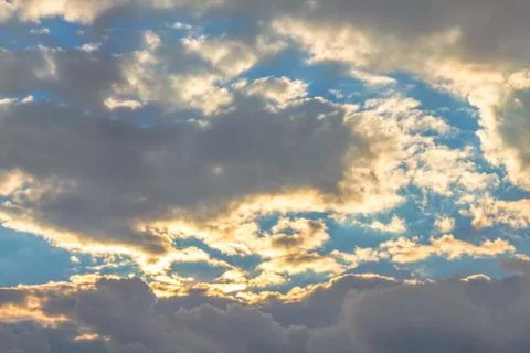 Clouds on sky background Stock-Fotos