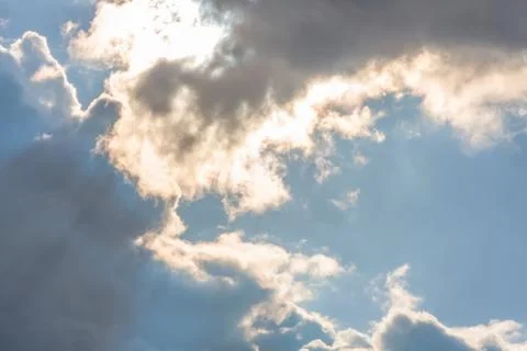 Clouds on sky background Stock Photos