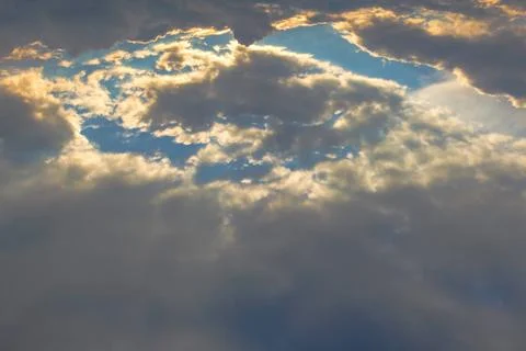 Clouds on sky background Stock Photos