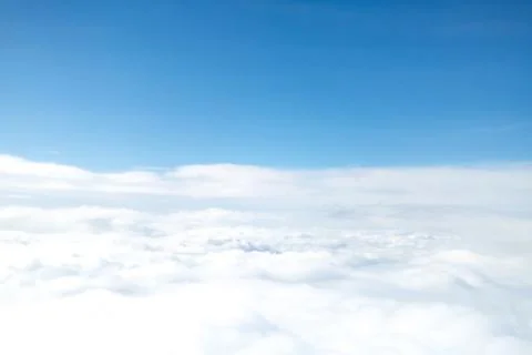 Clouds on sky background Stock Photos