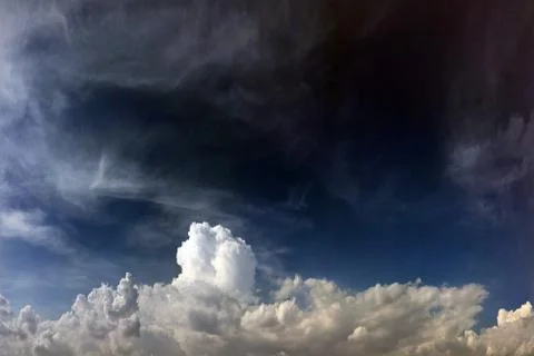 Clouds, sky blue background. cloud blue sky Stock-Fotos