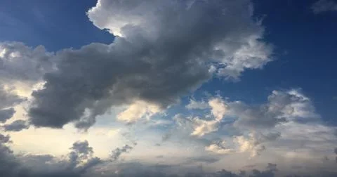 Clouds, sky blue background. cloud blue sky Stock Photos