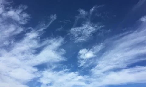 Clouds, sky blue background. cloud blue sky. Foto stock