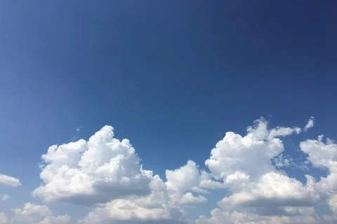 Clouds, sky blue background. cloud blue sky. Foto stock