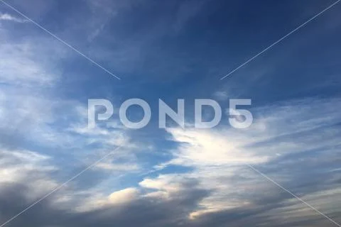 Clouds, sky blue background. cloud blue sky. Stock Photos