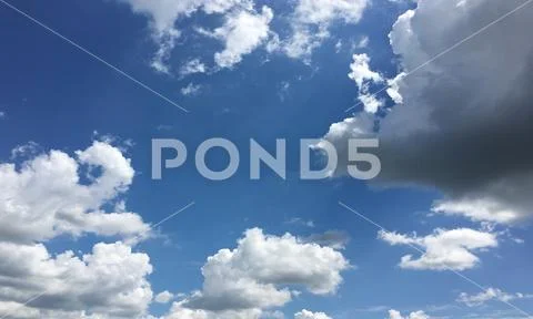 Clouds, sky blue background. cloud blue sky. Stock Photos