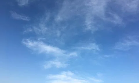 Clouds, sky blue background. cloud blue sky. Stockfoto's