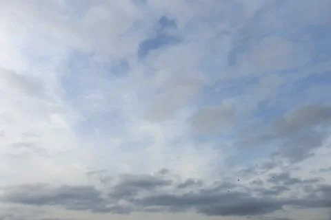 Clouds, sky blue background. cloud blue sky. Foto stock