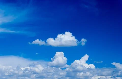 Clouds in the sky, blue sky with clouds Stock-Fotos
