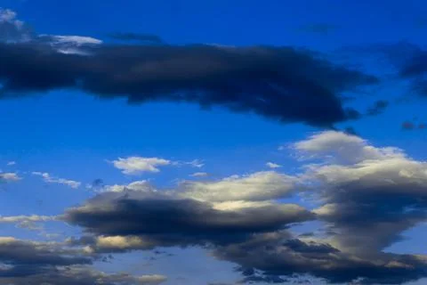 Clouds in the sky, blue sky with clouds Stock Photos