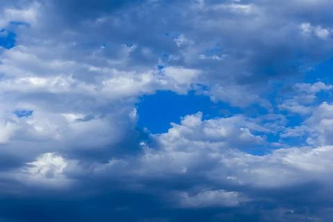 Clouds in the sky, blue sky with clouds Stock Photos