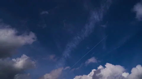 Clouds in the sky close-up. timelapse Stock Footage 201169884