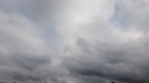 Clouds in the sky, cloudy day Vídeo Stock 126166879
