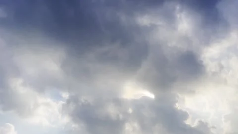 Clouds on sky in different colors Stock-Footage 294724608
