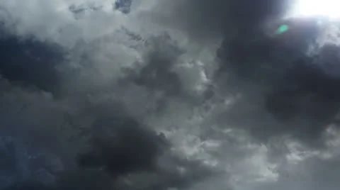 Clouds in the sky during bad weather Stock Footage 49491499