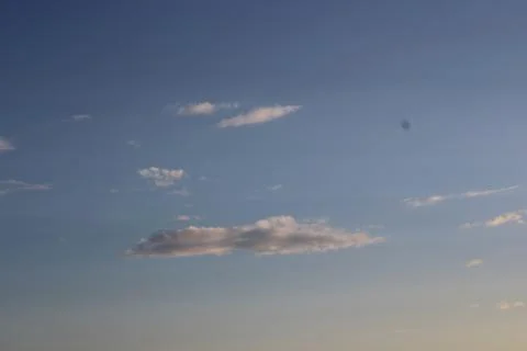 Clouds in the sky in the evening Stock Photos