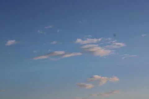 Clouds in the sky in the evening Stock Photos