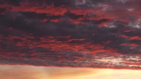 Clouds in the sky in the evening Stock Photos