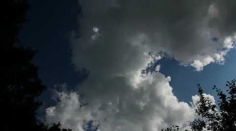 Clouds In The Sky Stock Footage 10838656